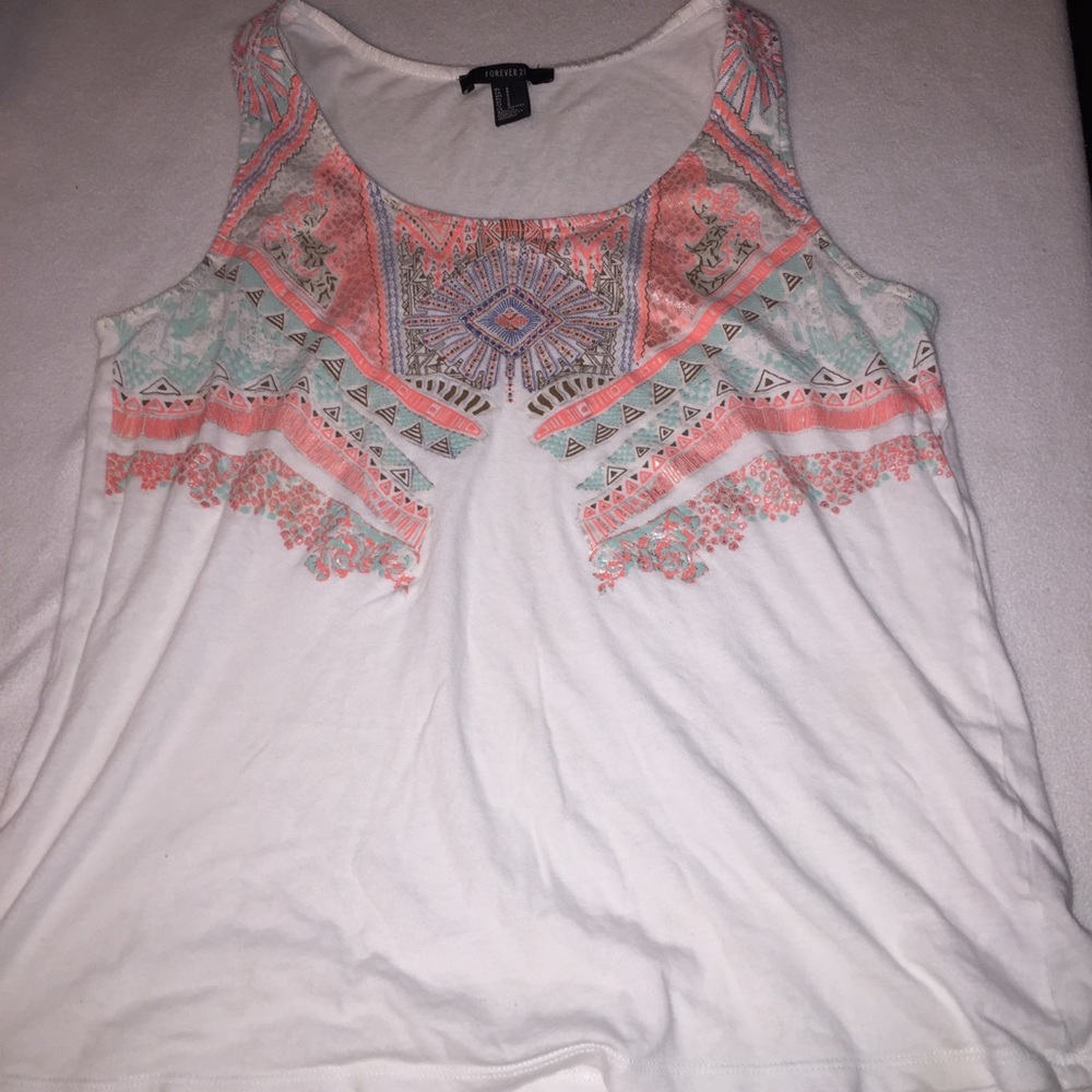 Colorful tank from forever 21
